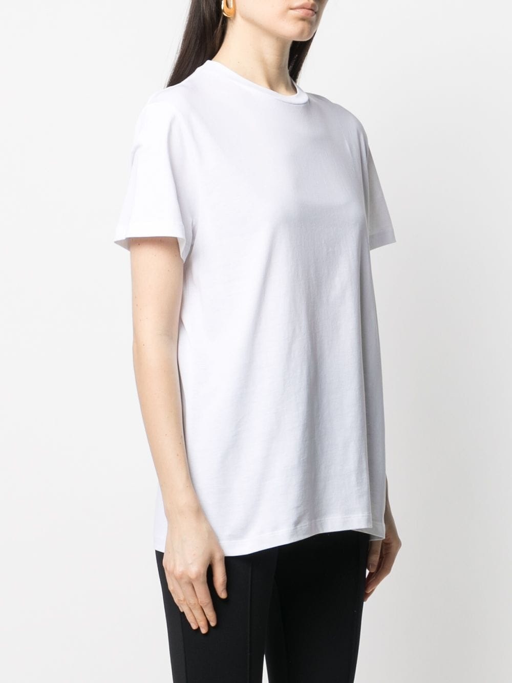 round neck cotton T-shirt - 3
