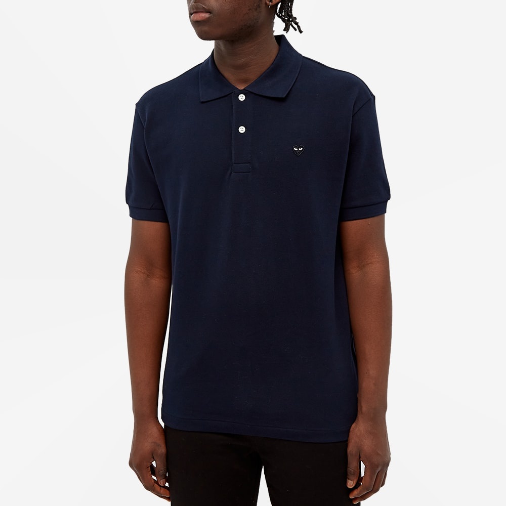 Comme des Garcons Play Little Black Heart Polo - 4