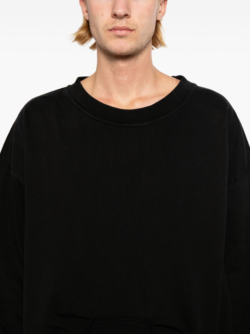 asymmetric-hem sweatshirt 5