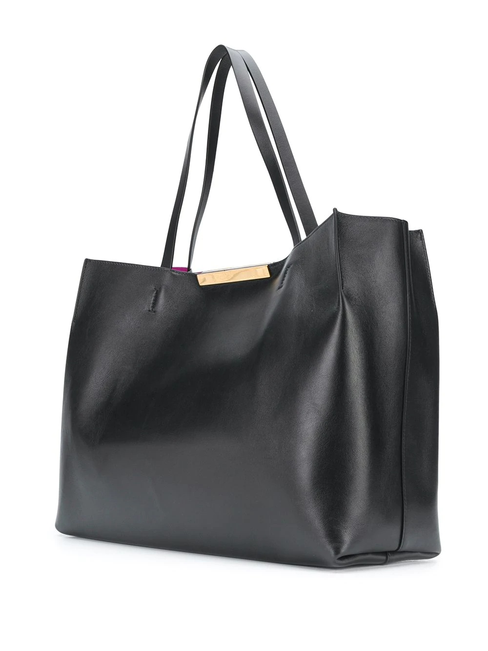 Supervee leather tote bag - 3