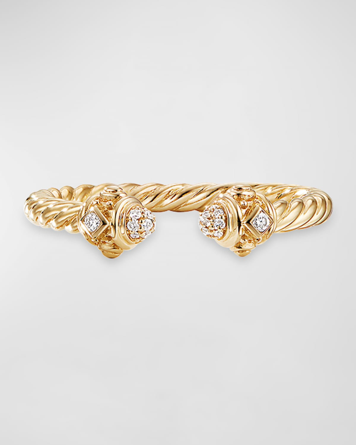 Renaissance 18k Gold & Diamond Ring - 4