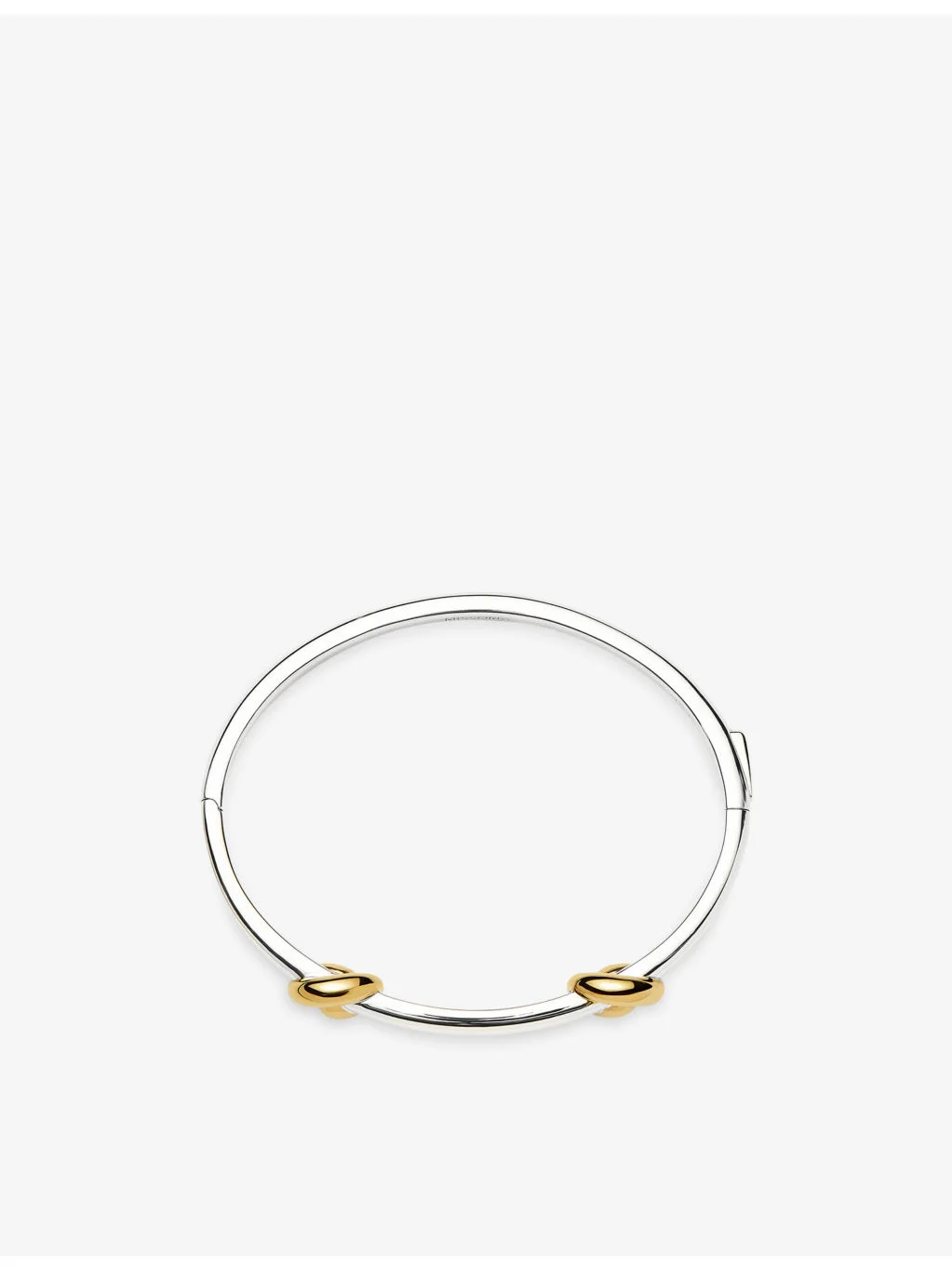 Lucy Williams X Missoma Knot Silver And 18ct Yellow Gold-Plated Bangle - 1