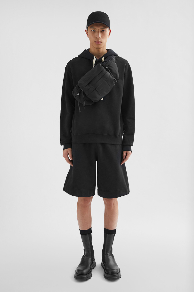 Jil Sander Cotton Terry Hooded Sweatshirt outlook