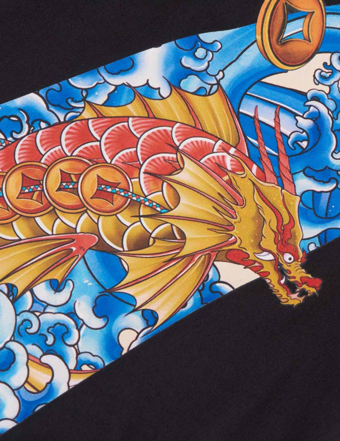 DRAGON-KOI DAICOCK PRINT BOXER SHORTS - 4