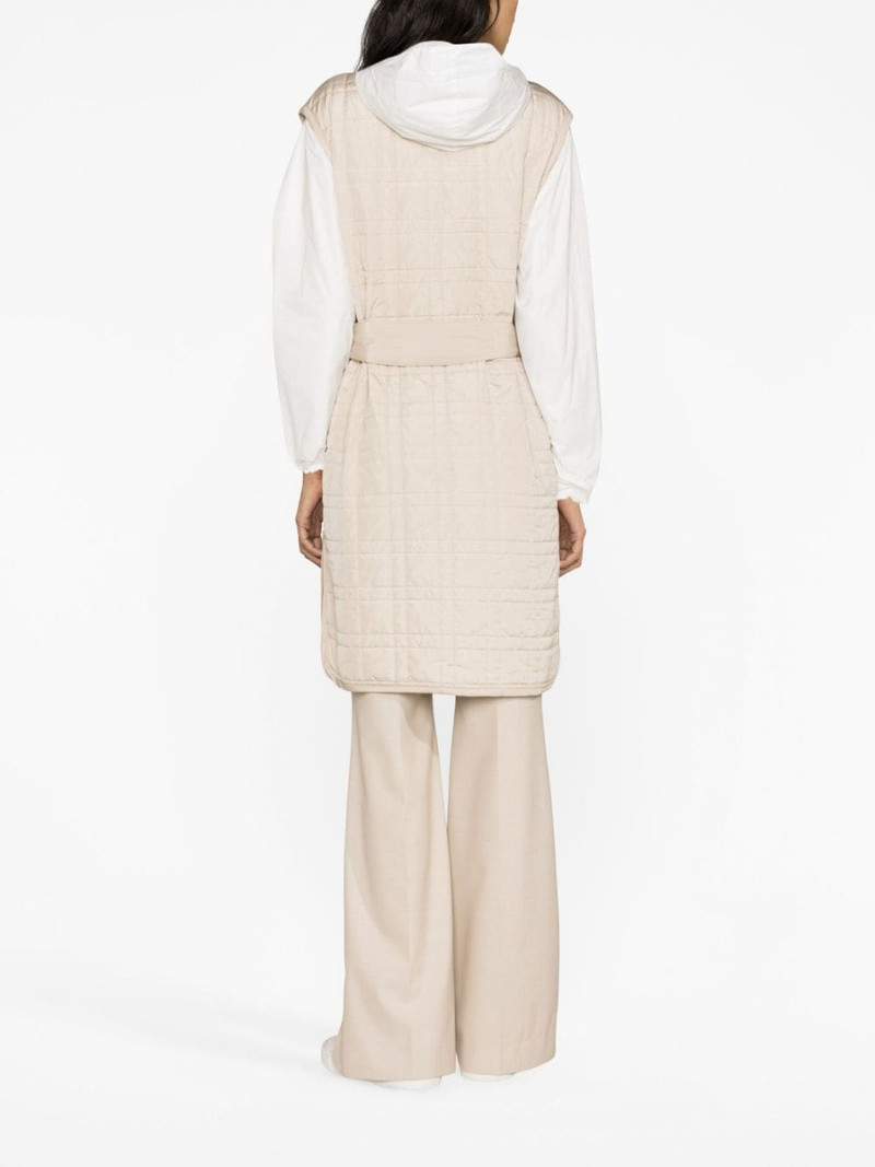 two-tone hooded coat 4