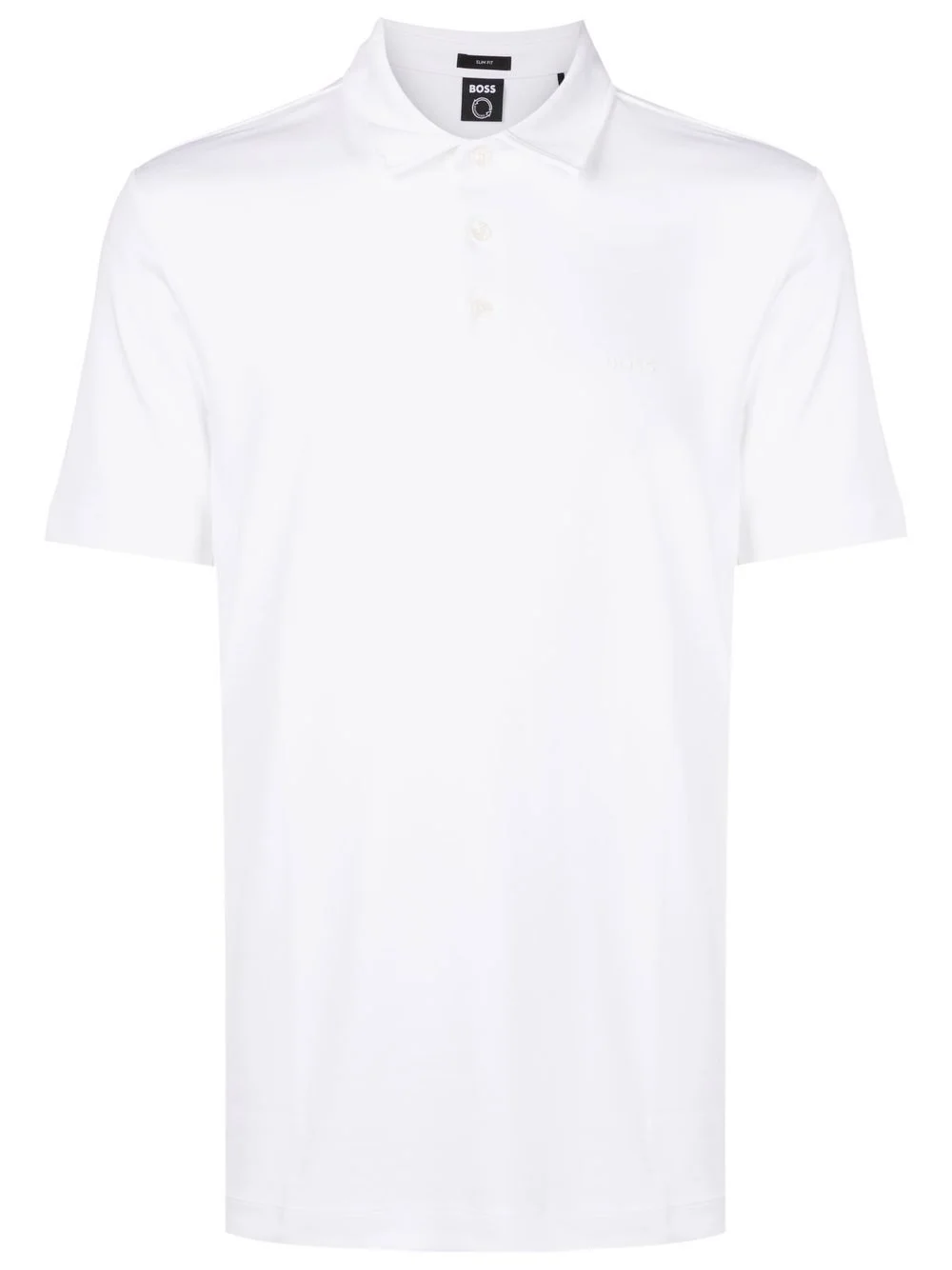 logo-print organic cotton polo shirt - 1