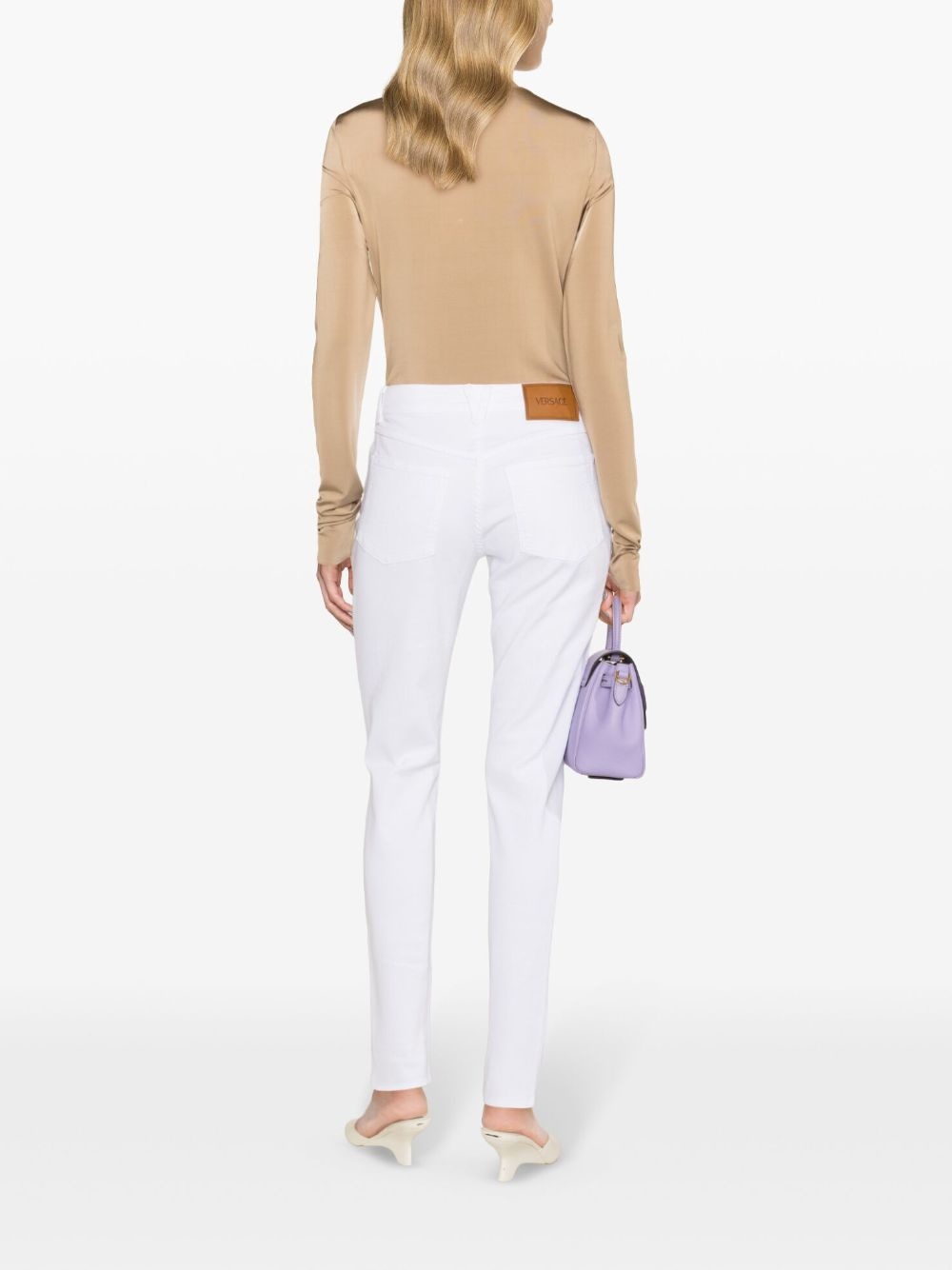 Medusa-plaque skinny-leg jeans - 3