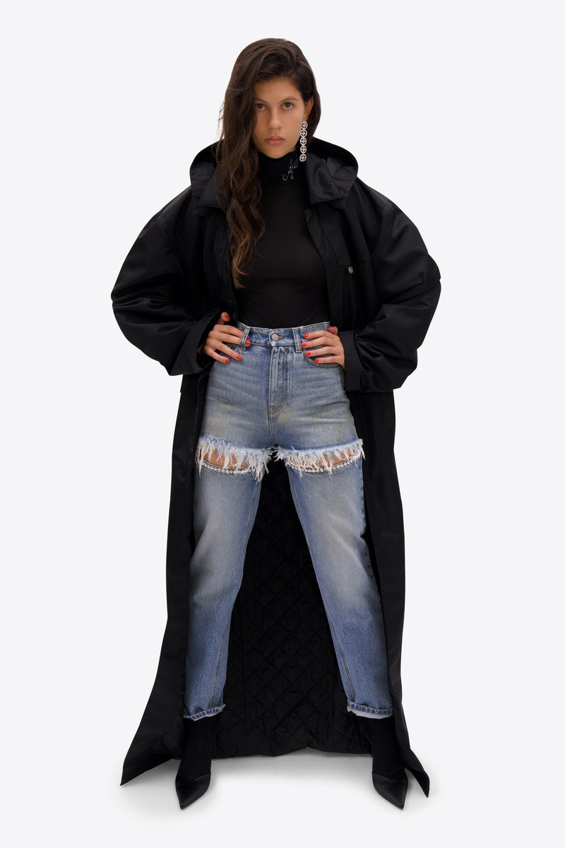 AREA COUTURE NYLON DUSTER outlook