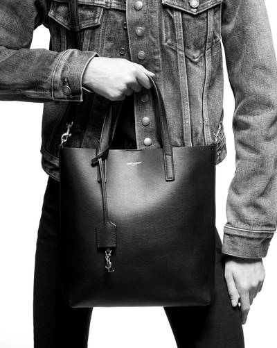 SAINT LAURENT shopping bag saint laurent toy in supple leather outlook