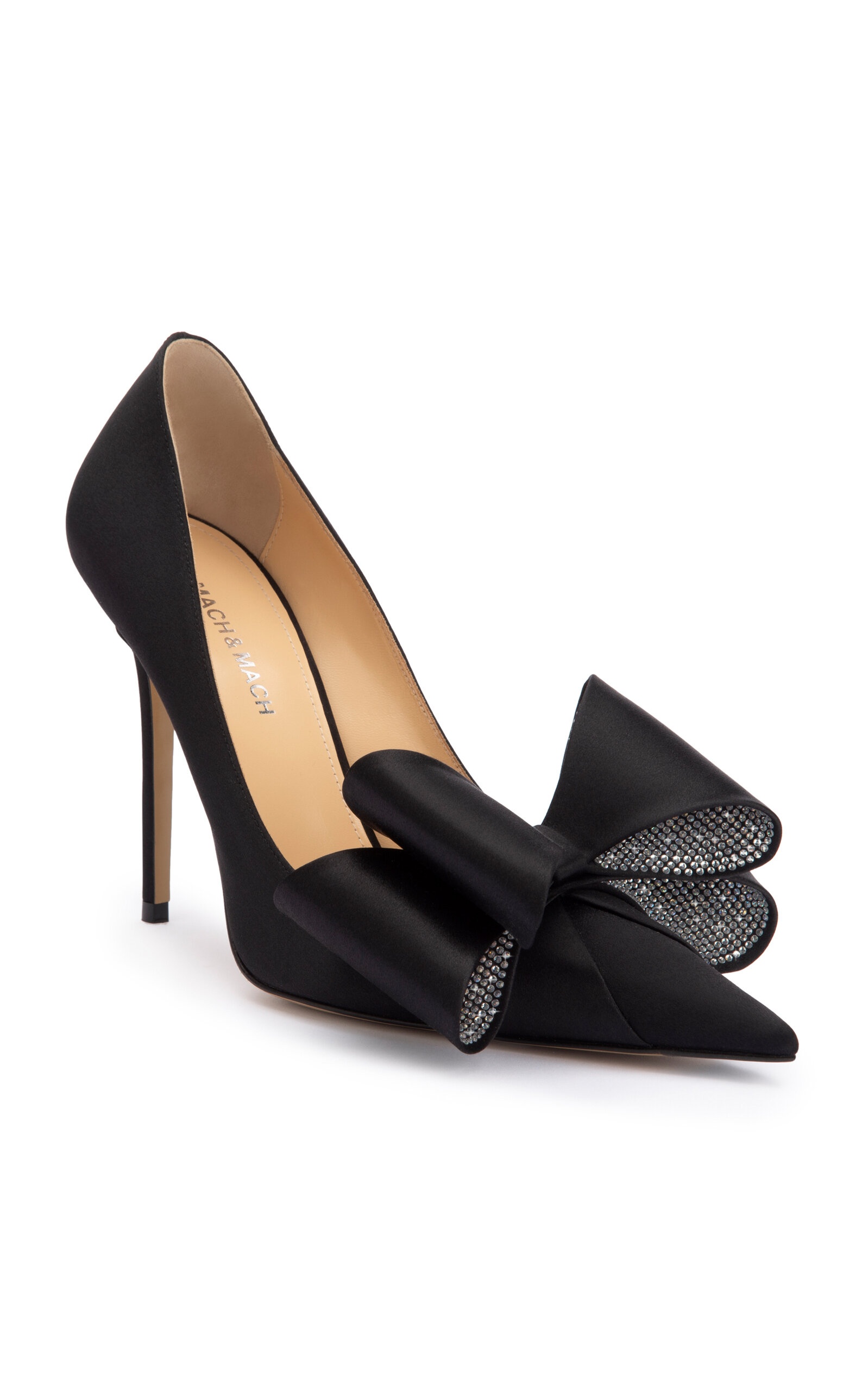 ’Le Cadeau’ Satin Pumps black - 5