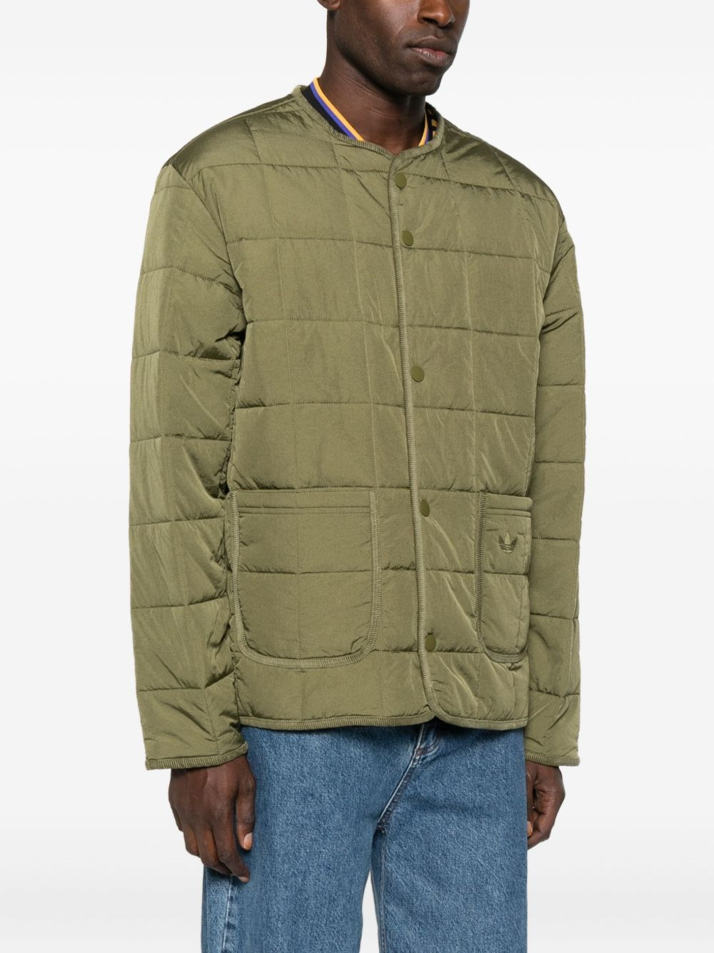 quilted buttoned jacket - 3