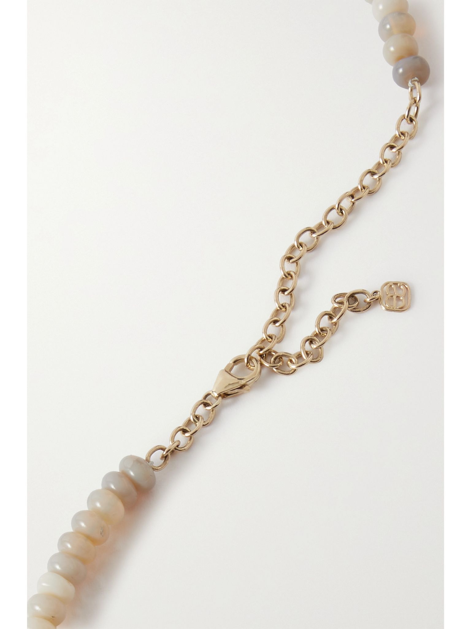 14-karat gold multi-stone necklace Gold - 3