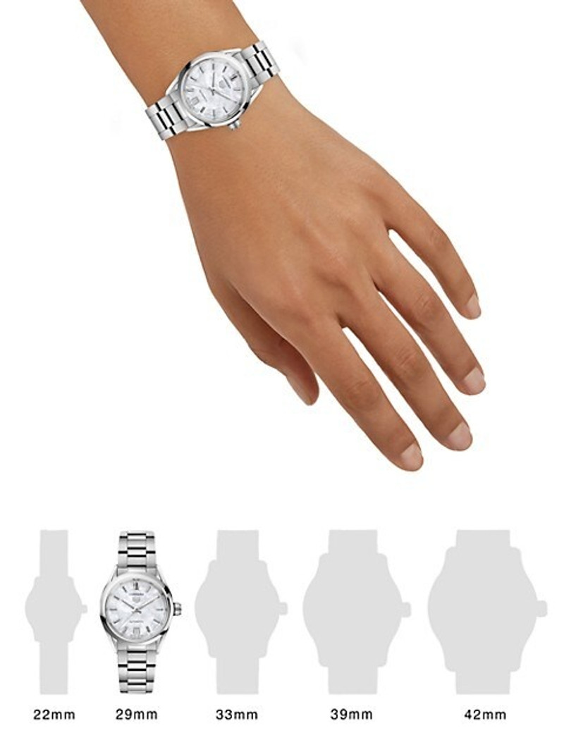 TAG Heuer Carrera Stainless Steel & Mother-Of-Pearl Dial Automatic 29MM Bracelet Watch outlook