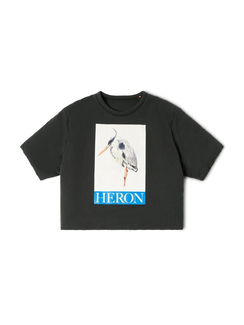 Heron Bird Painted Padded Tee 1