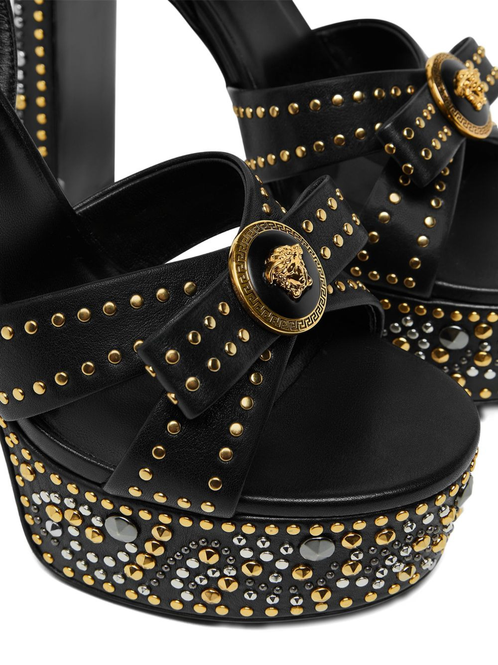 140mm La Medusa platform studded sandals - 4