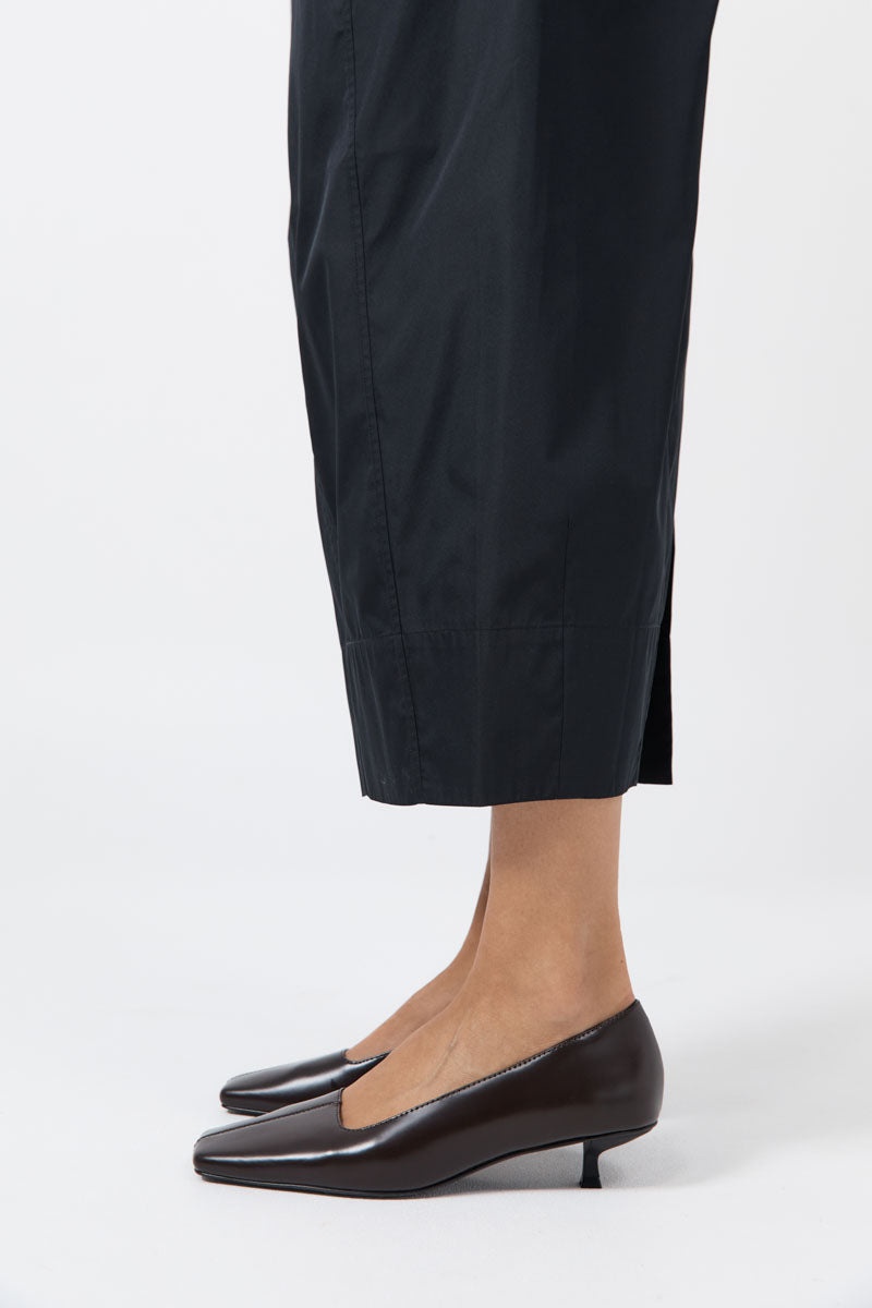 Square Toe Pump - Coffee - 5