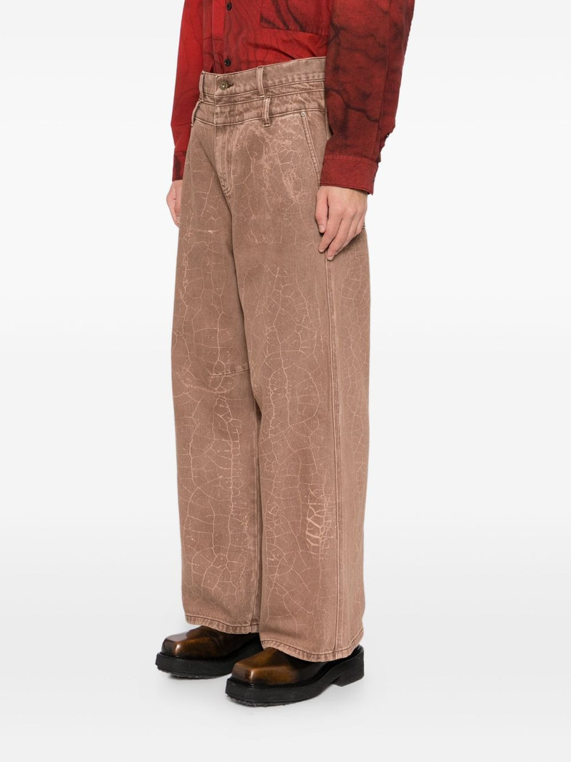 crack-print jeans 3