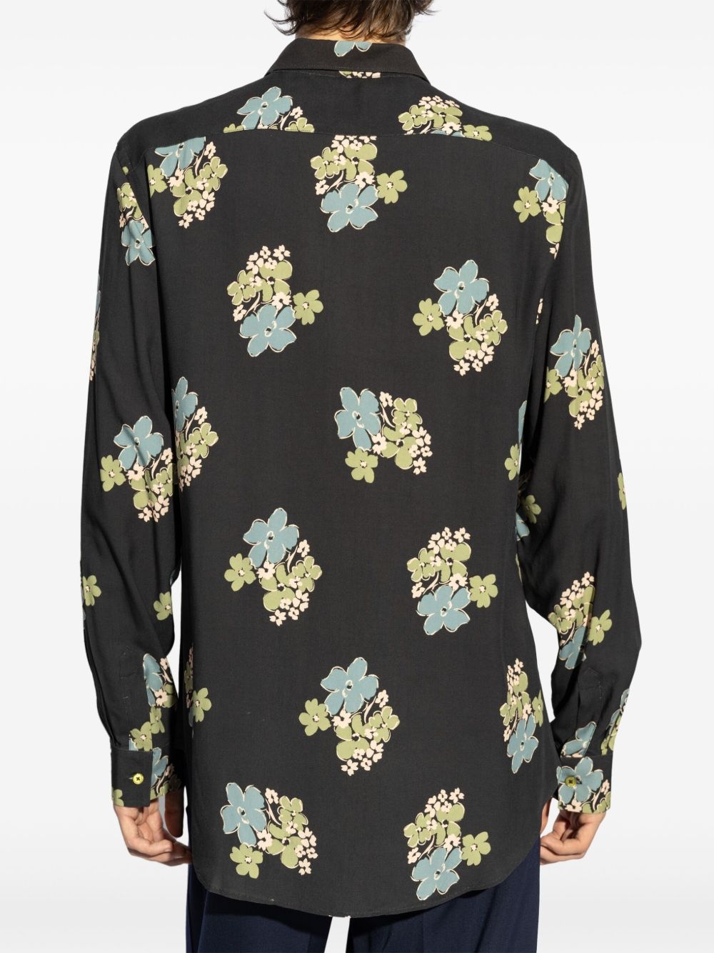 floral-print shirt - 4