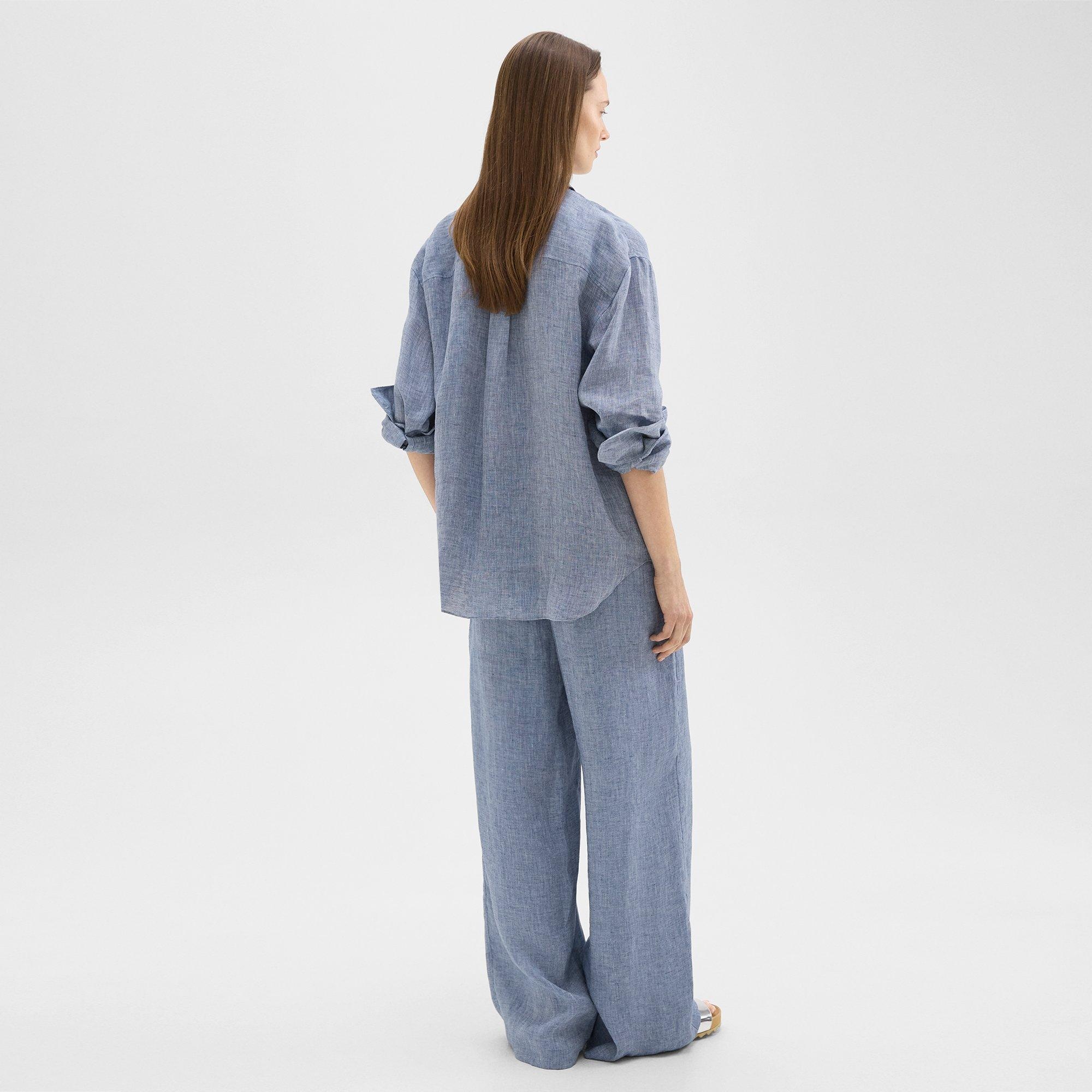 Relaxed Pull-On Pant in Hemp - 4