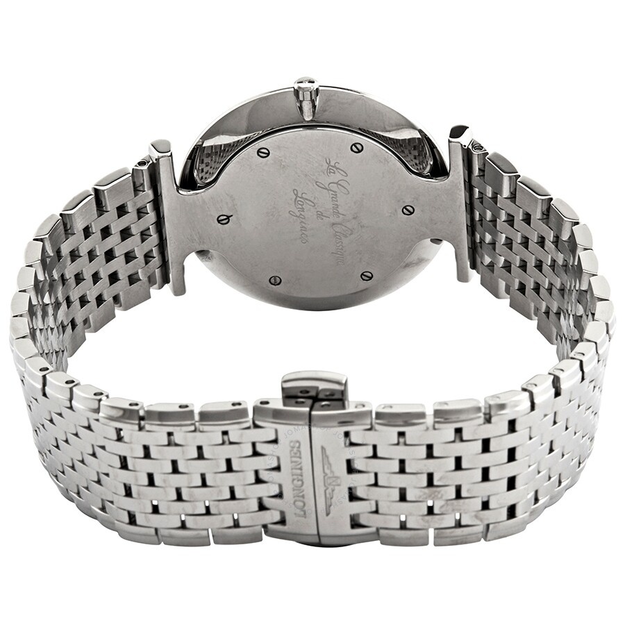 Longines La Grande Classique White Mother of Pearl Diamond Dial Ladies Watch L4.709.4.88.6 - 3