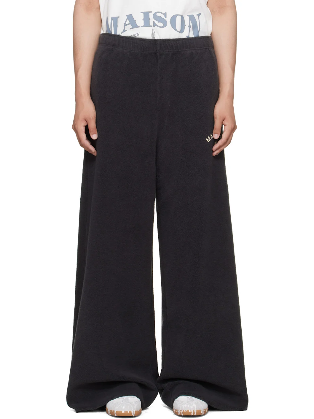 Gray Fleece Sweatpants - 1