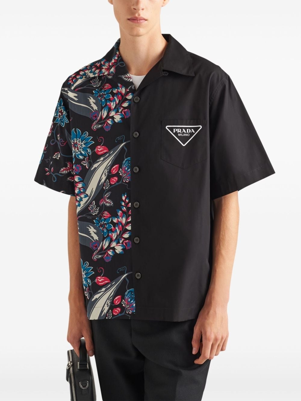short-sleeved cotton shirt - 4