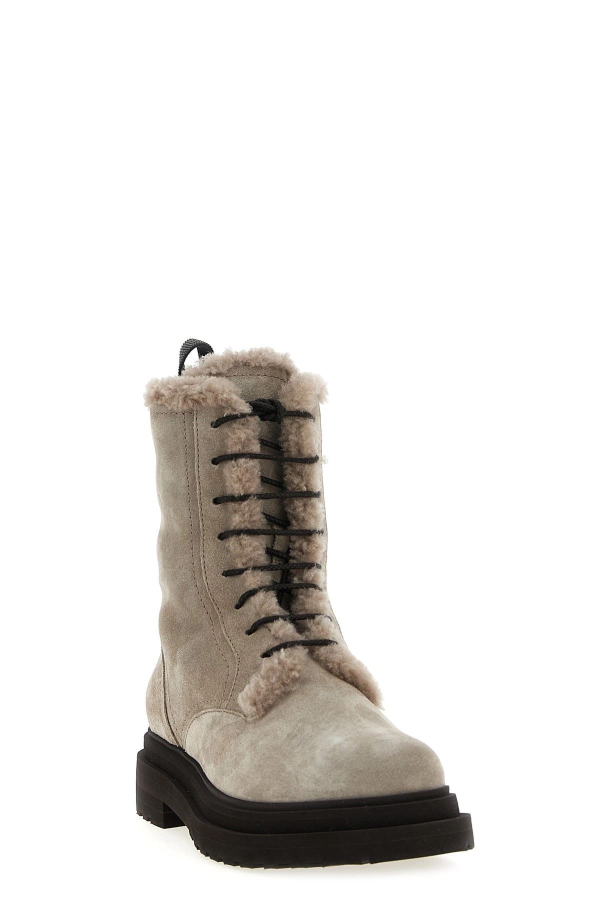 Suede combat boots Monile - 2
