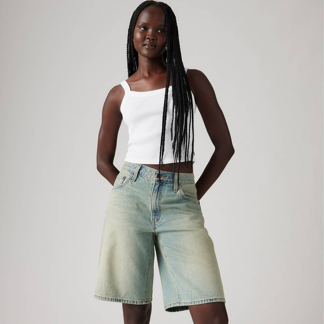 BAGGY DAD WOMEN'S JORTS - 4