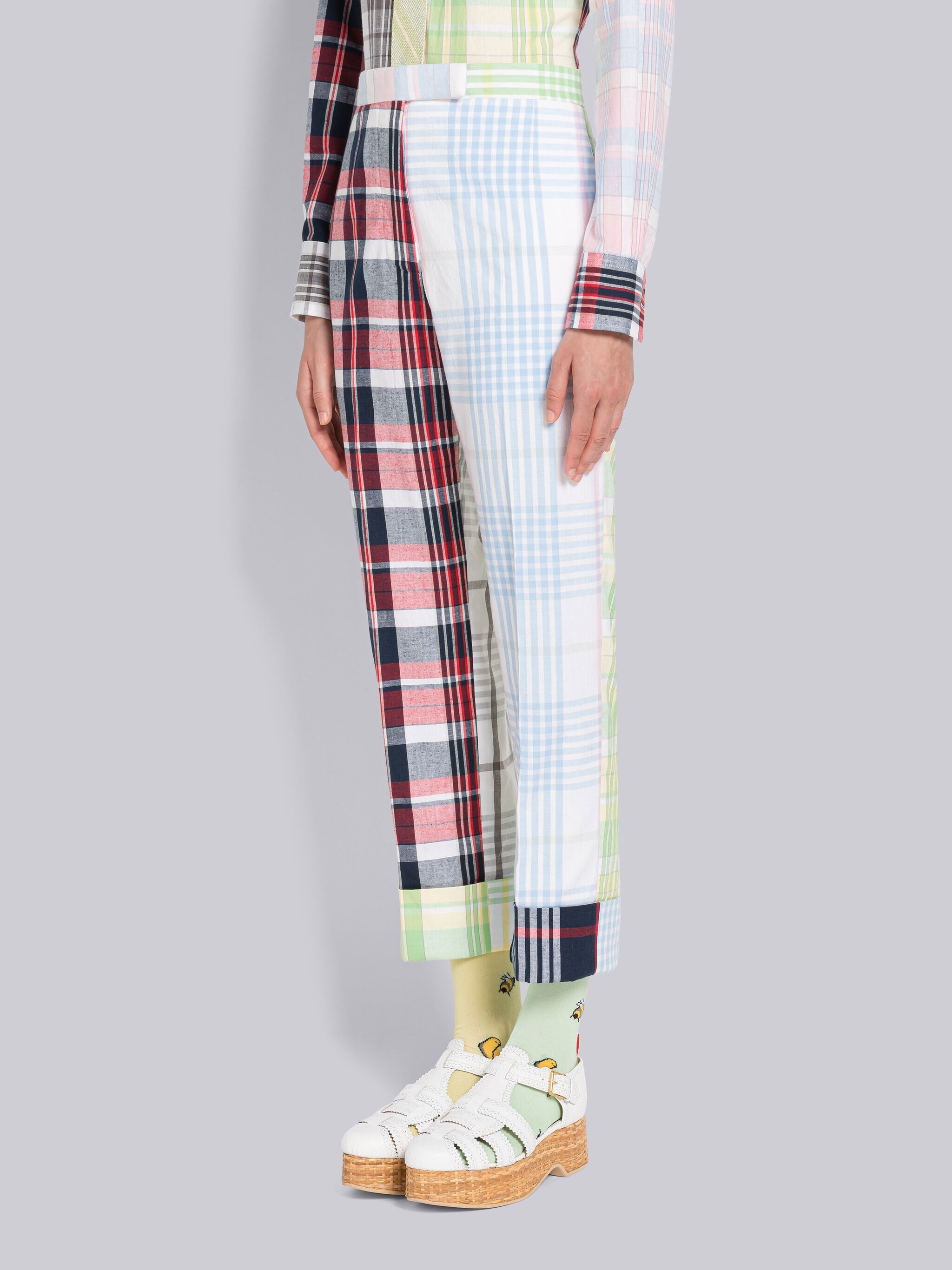 Fun-Mix Madras Classic Backstrap Trouser - 2