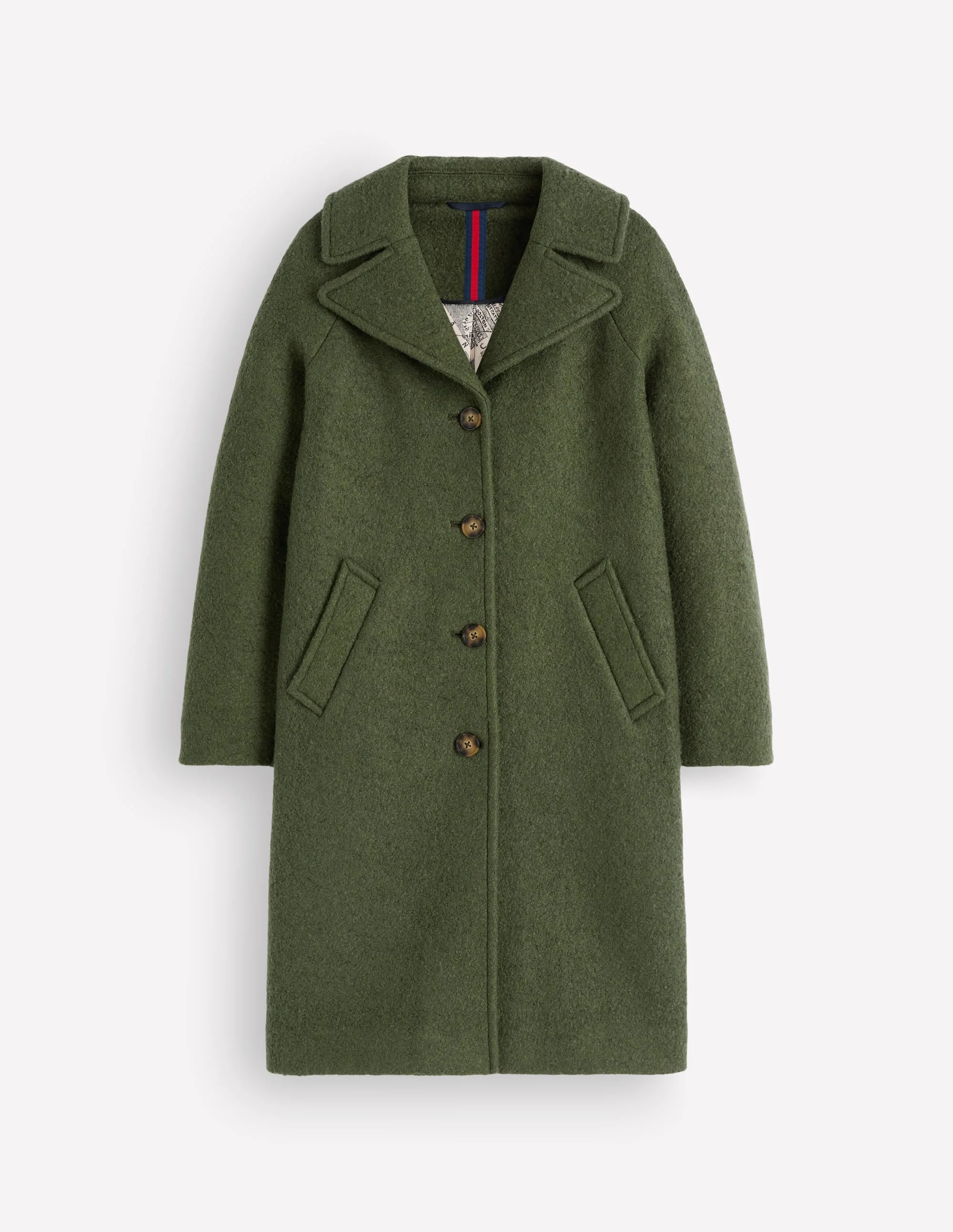 Cotswold Wool Coat-Hunter Green - 1