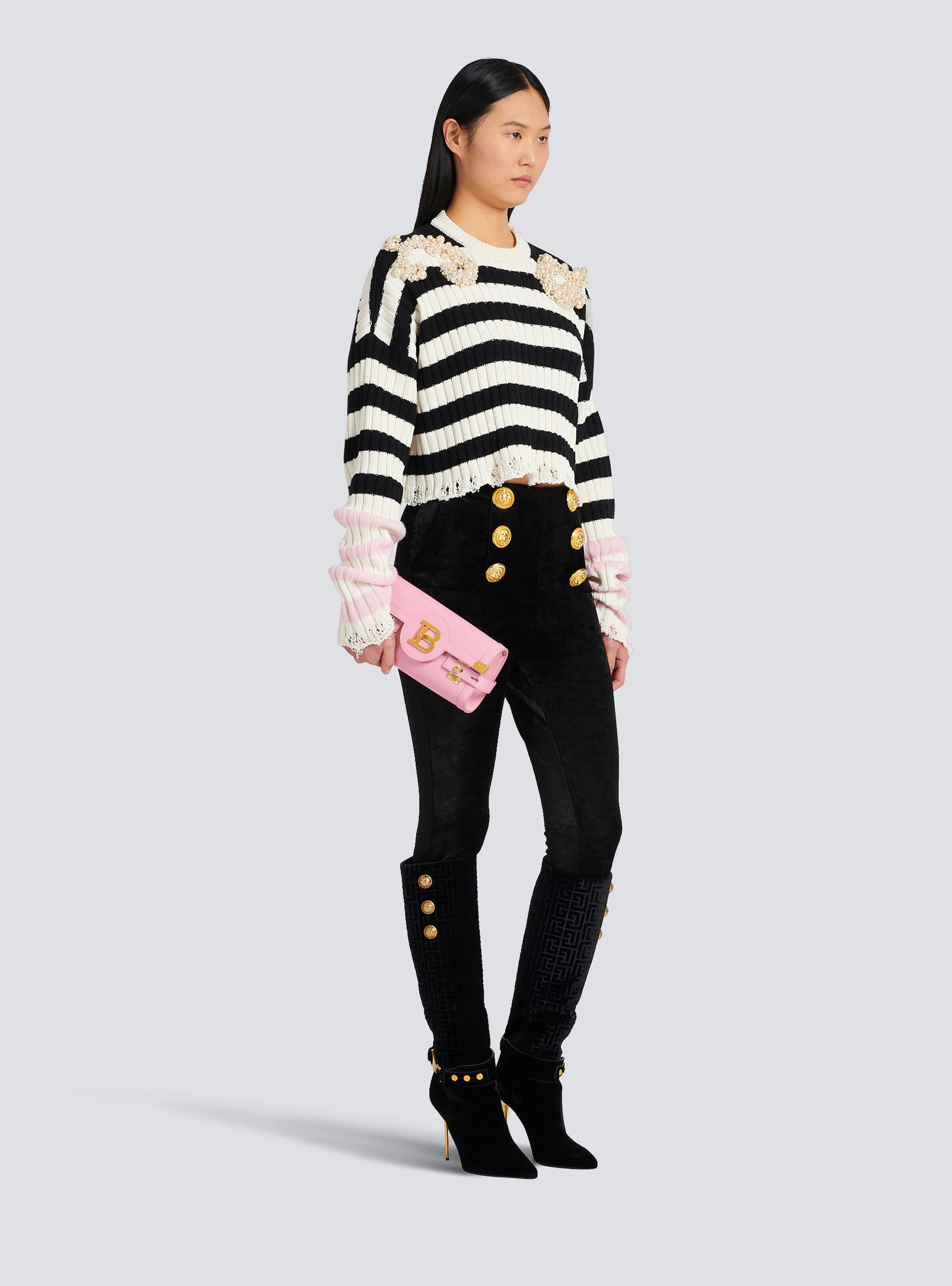 Smooth leather B-Buzz 23 clutch bag - 8