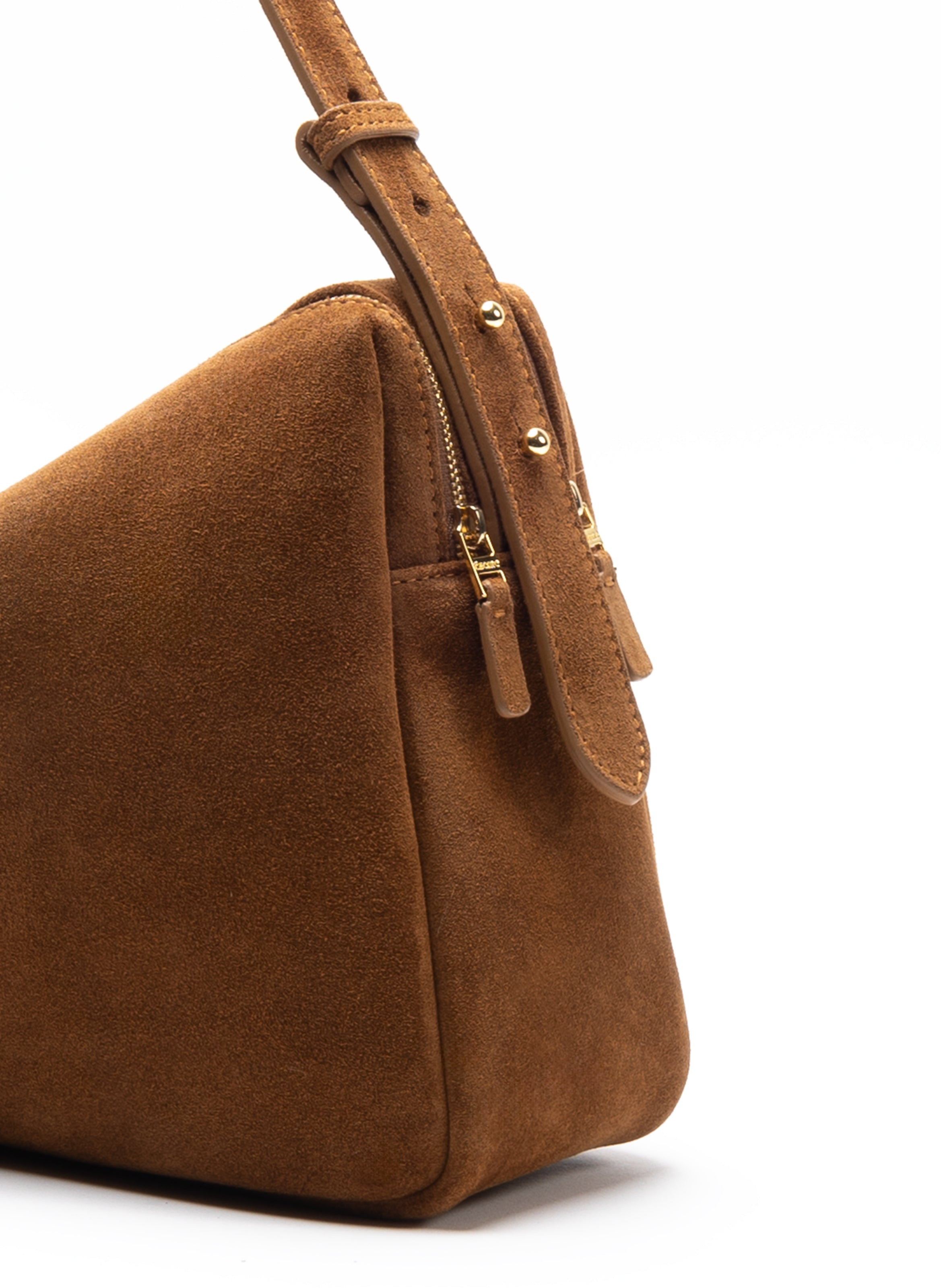 Trousse Large Suede Cognac - 3