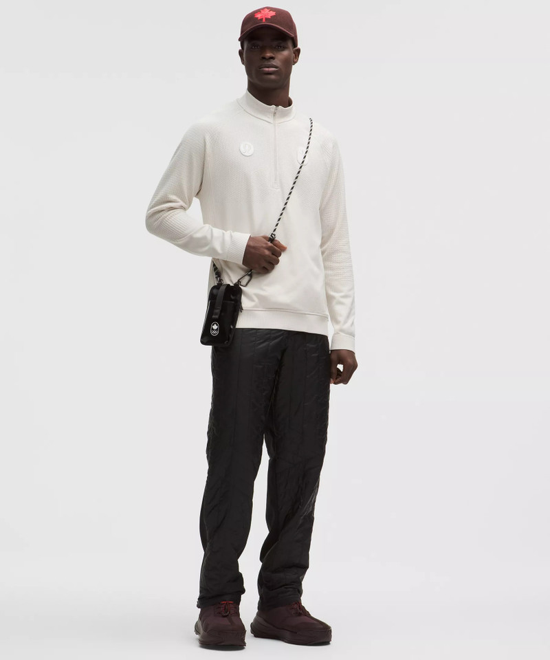 lululemon Team Canada Men's Engineered Warmth Half Zip *COC Logo outlook