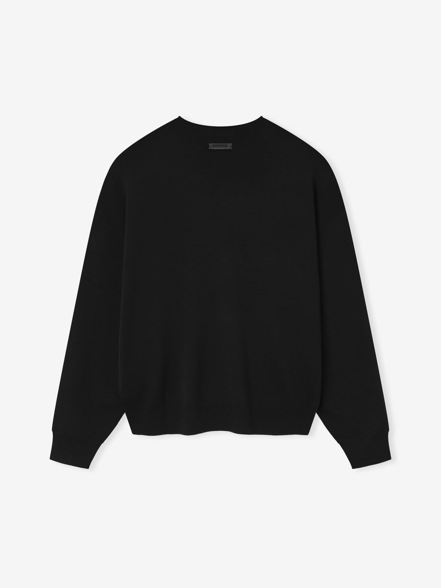 Merino Long Sleeve Crewneck Sweater - 2