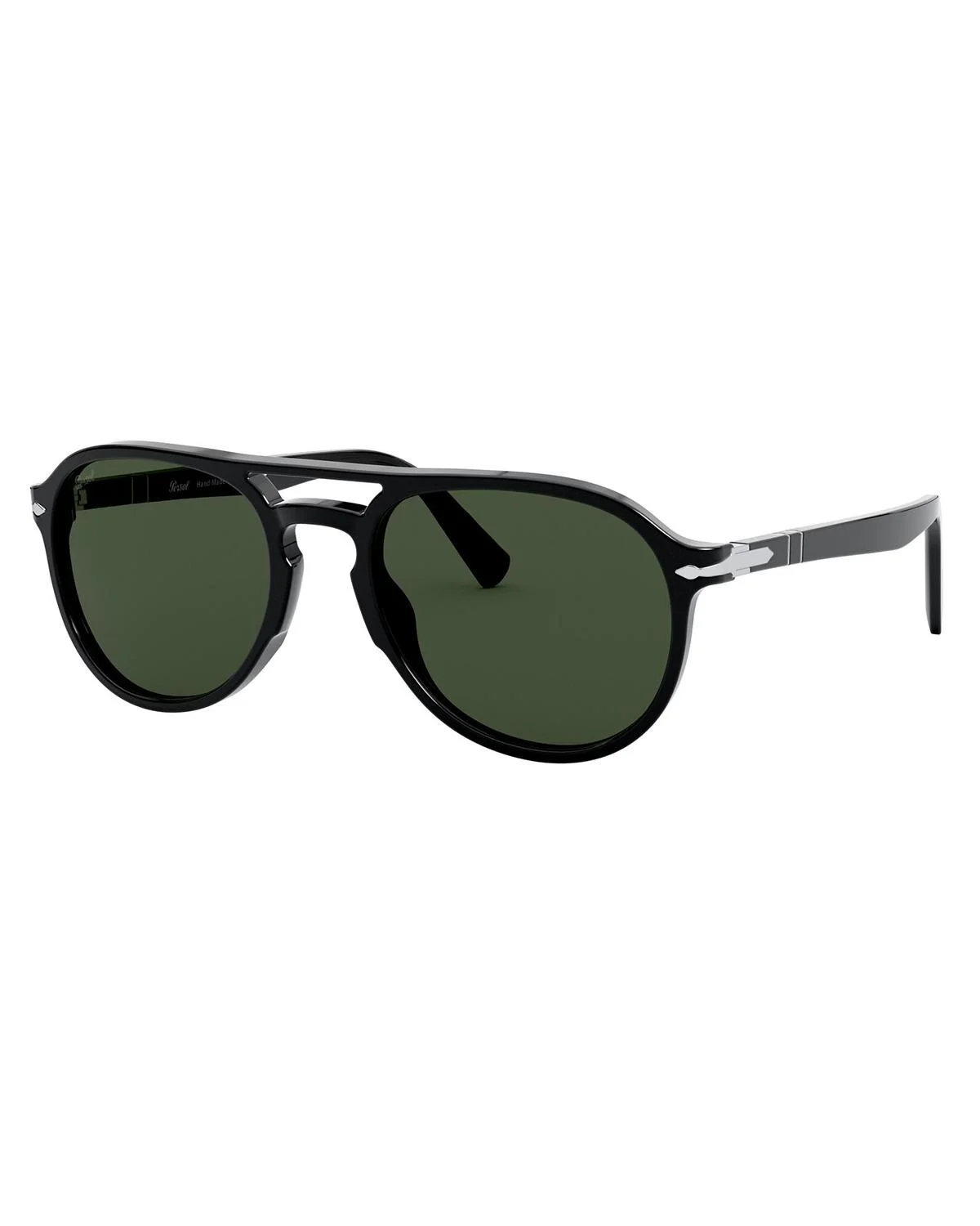 Men's 55mm Double-Bridge Acetate Aviator Sunglasses - 1