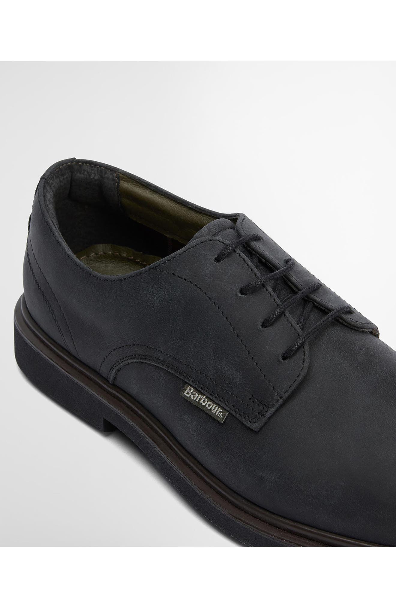 Barbour Carthy Plain Toe Derby in Black at Nordstrom - 6