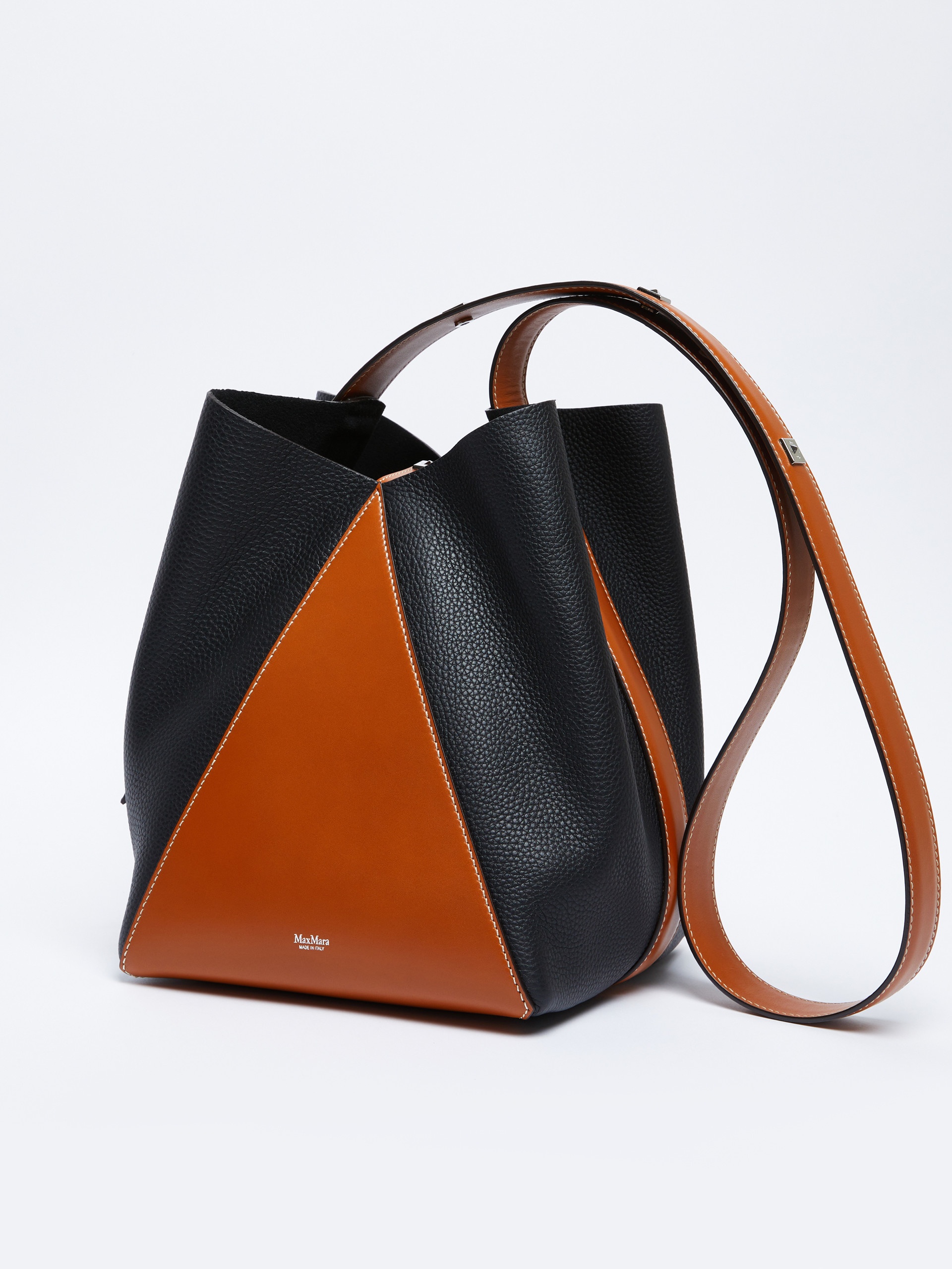 MMBUCKETM Medium bucket bag in deer-print leather - 2