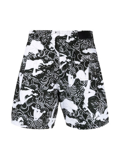 AMIRI female figure print swim shorts outlook