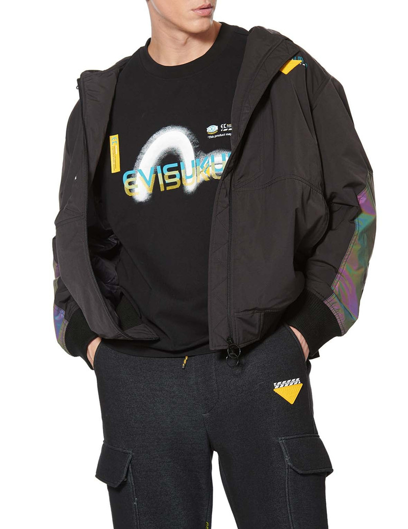 Frosty Seagull Print Padded Jacket 9