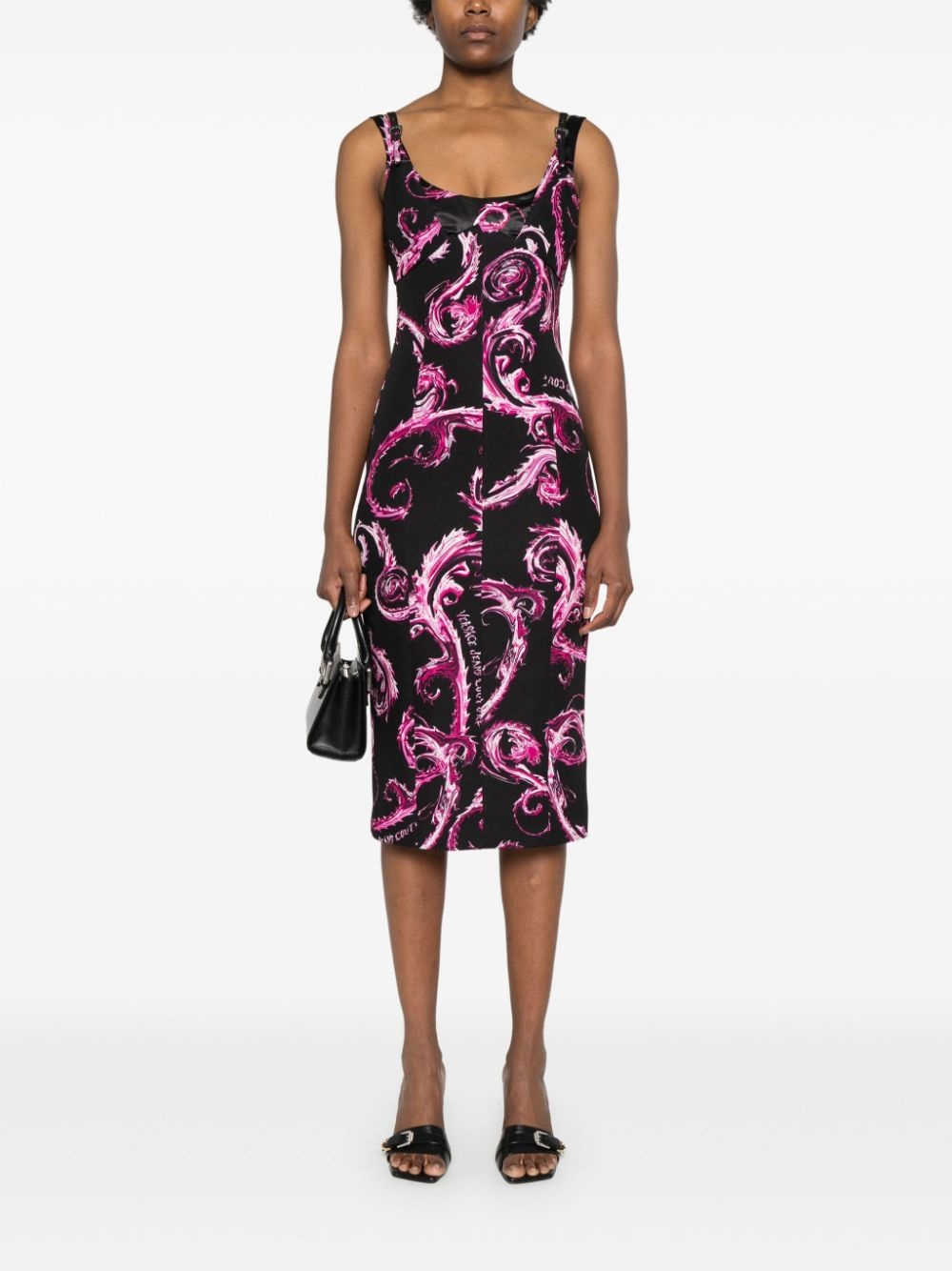 Chromo Couture-print midi dress - 2