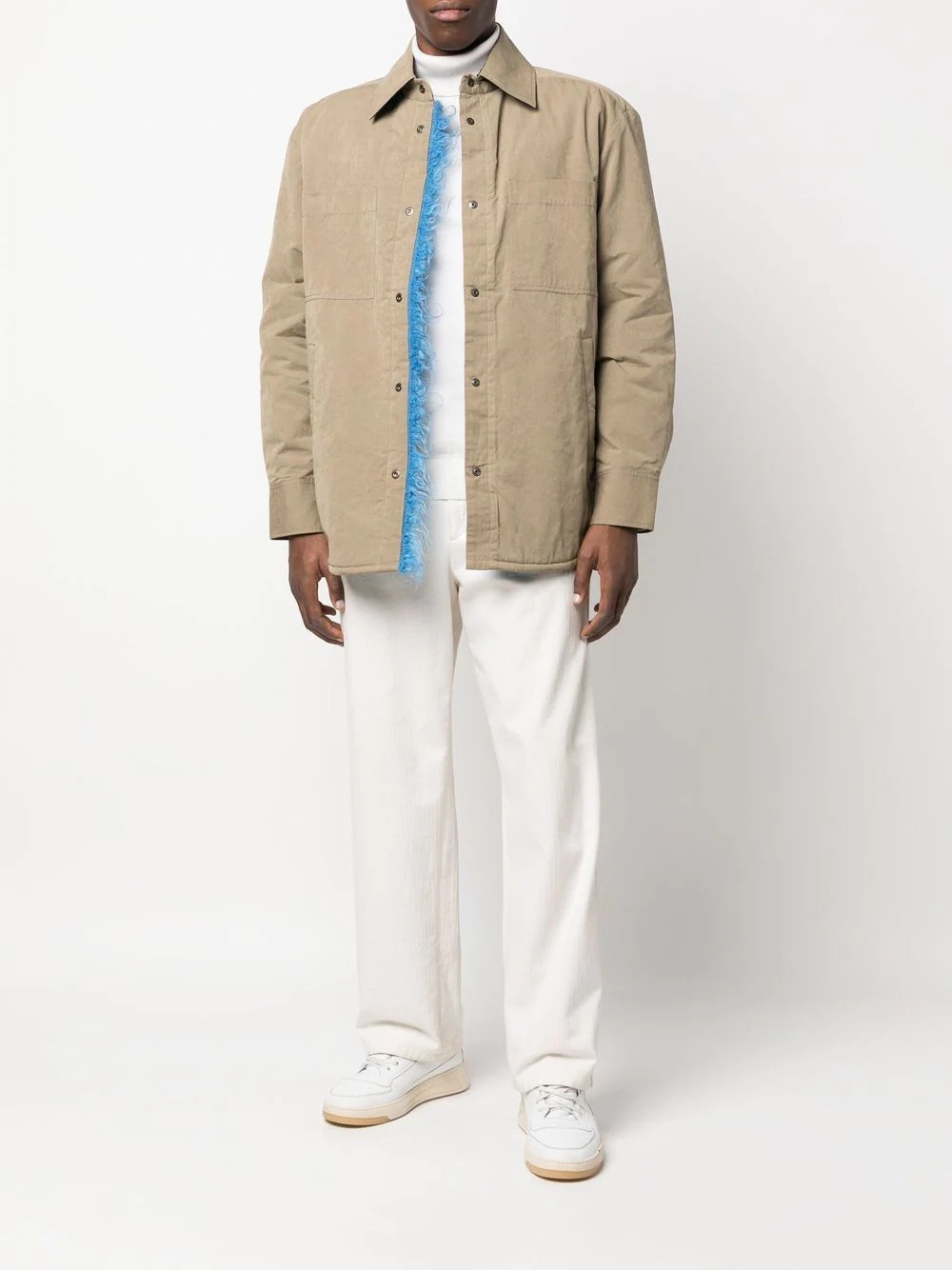 long-sleeve shirt-jacket - 2