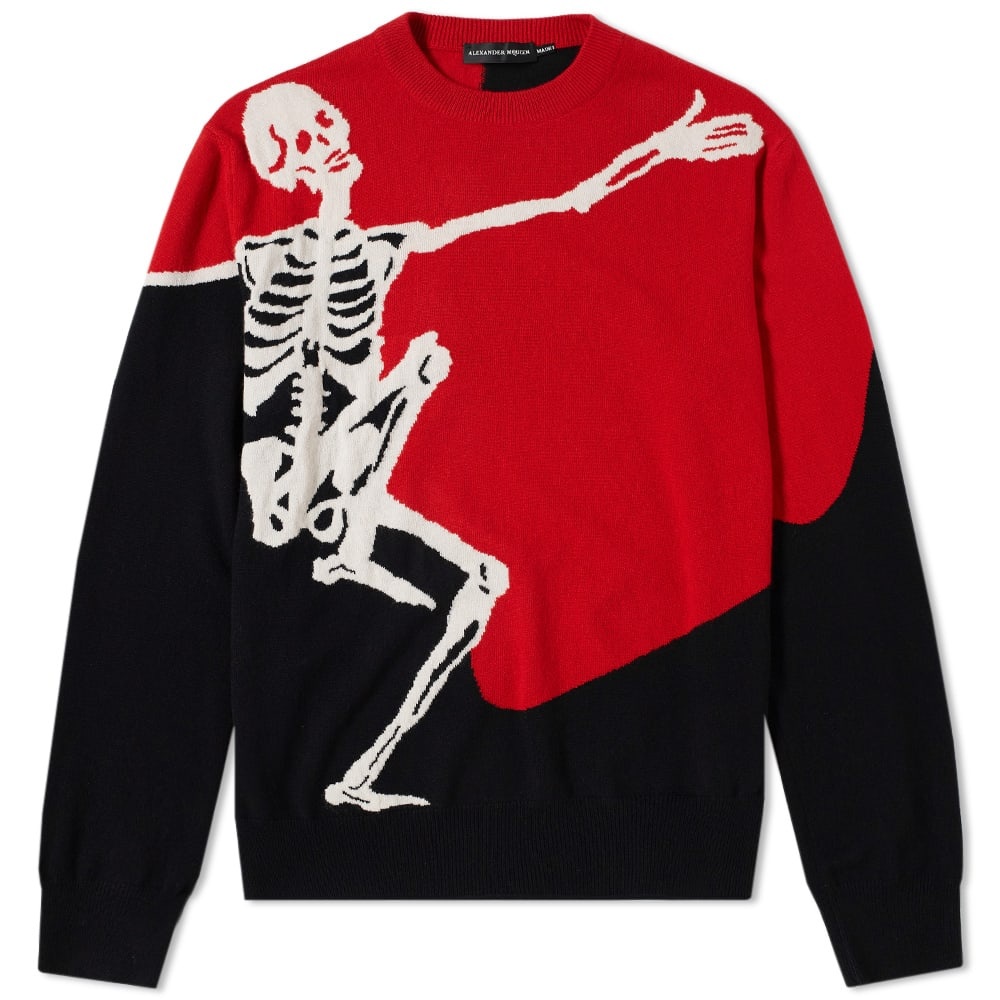 Alexander McQueen Dancing Skeleton Crew Knit - 1