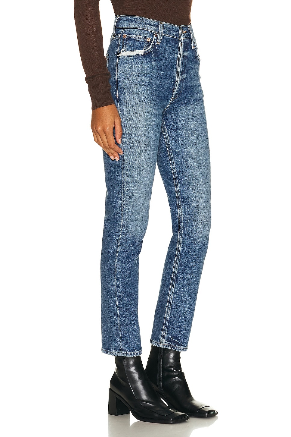 Riley Long High Rise Straight - 2