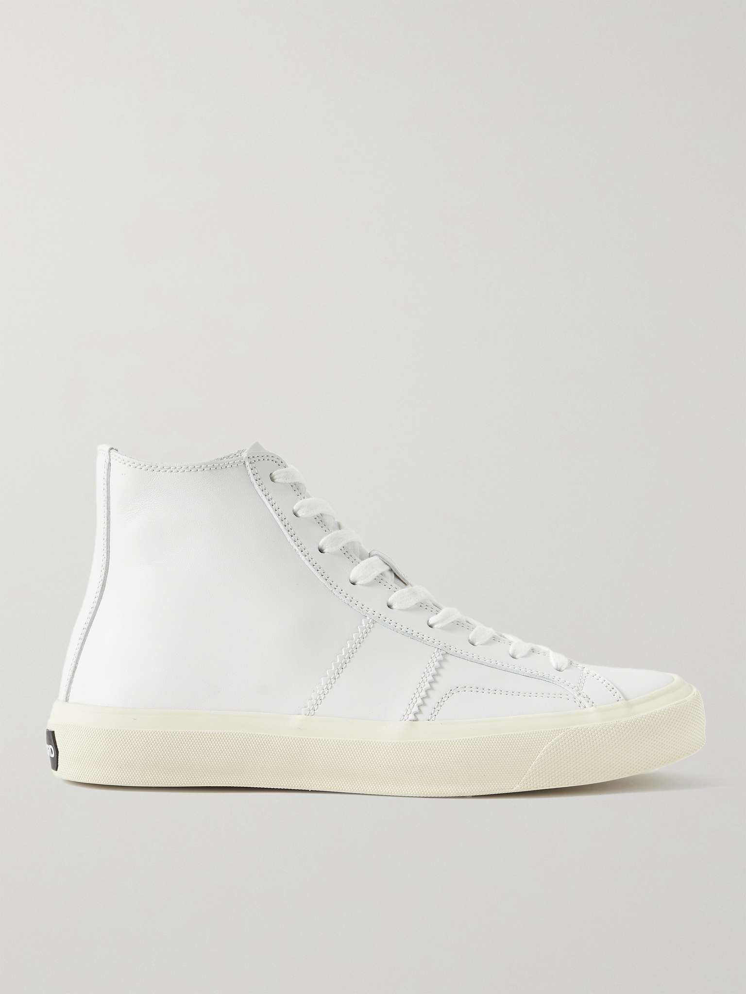 Cambridge Leather High-Top Sneakers - 1