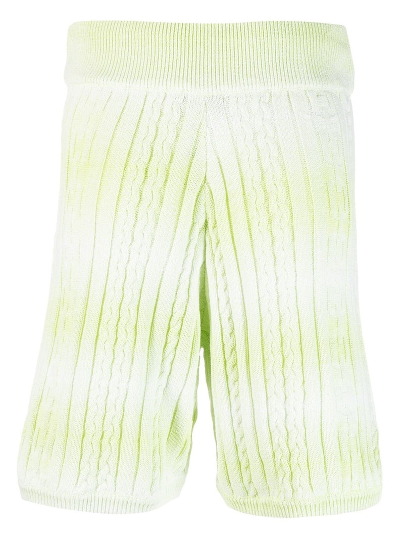 GCDS knitted degradé bermuda shorts outlook