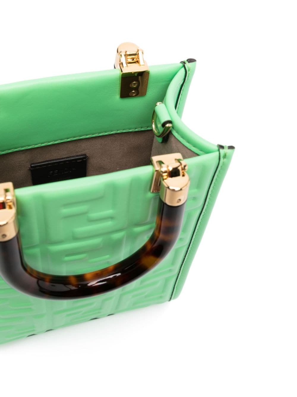 monogram-debossed tote bag - 5