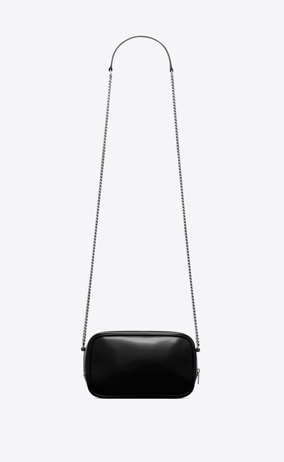 SAINT LAURENT lou mini bag in shiny leather outlook