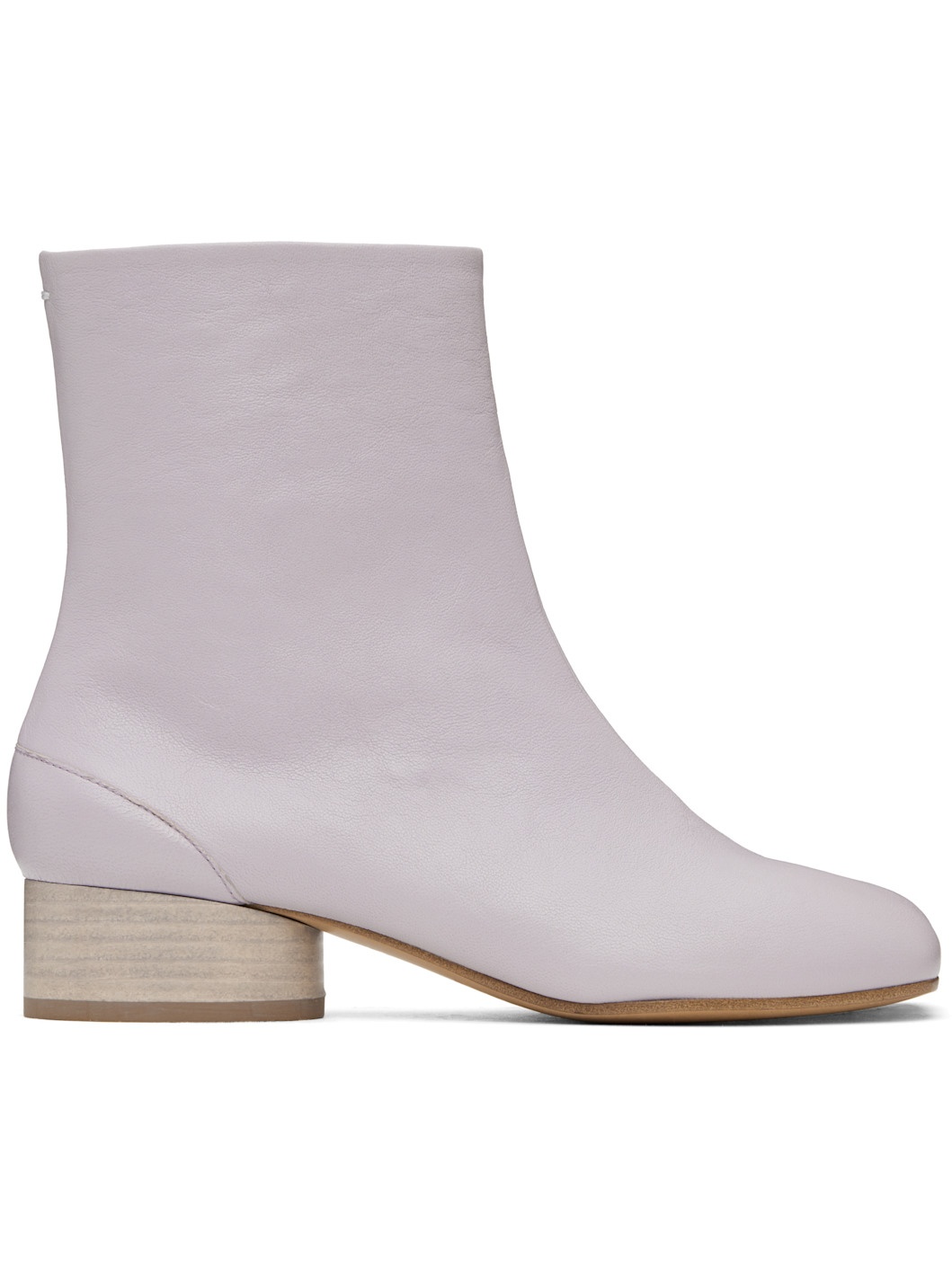 Purple Tabi Ankle Boots - 1