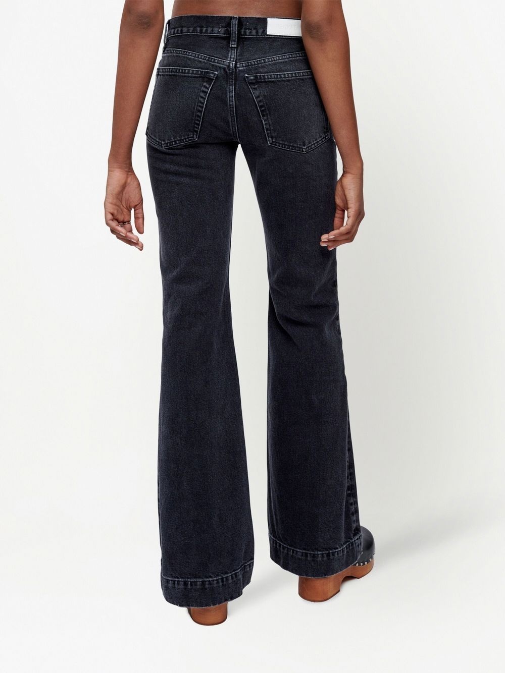 '70s mid-rise flared jeans - 4