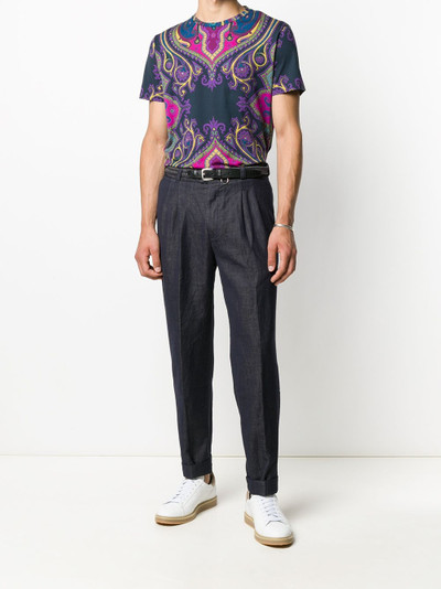 Etro paisley print T-shirt outlook